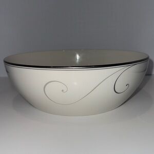 Dinnerware, Platinum Wave Round Vegetable Bowl
